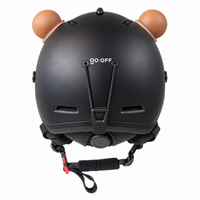 Berenoren voor helm / bruin
