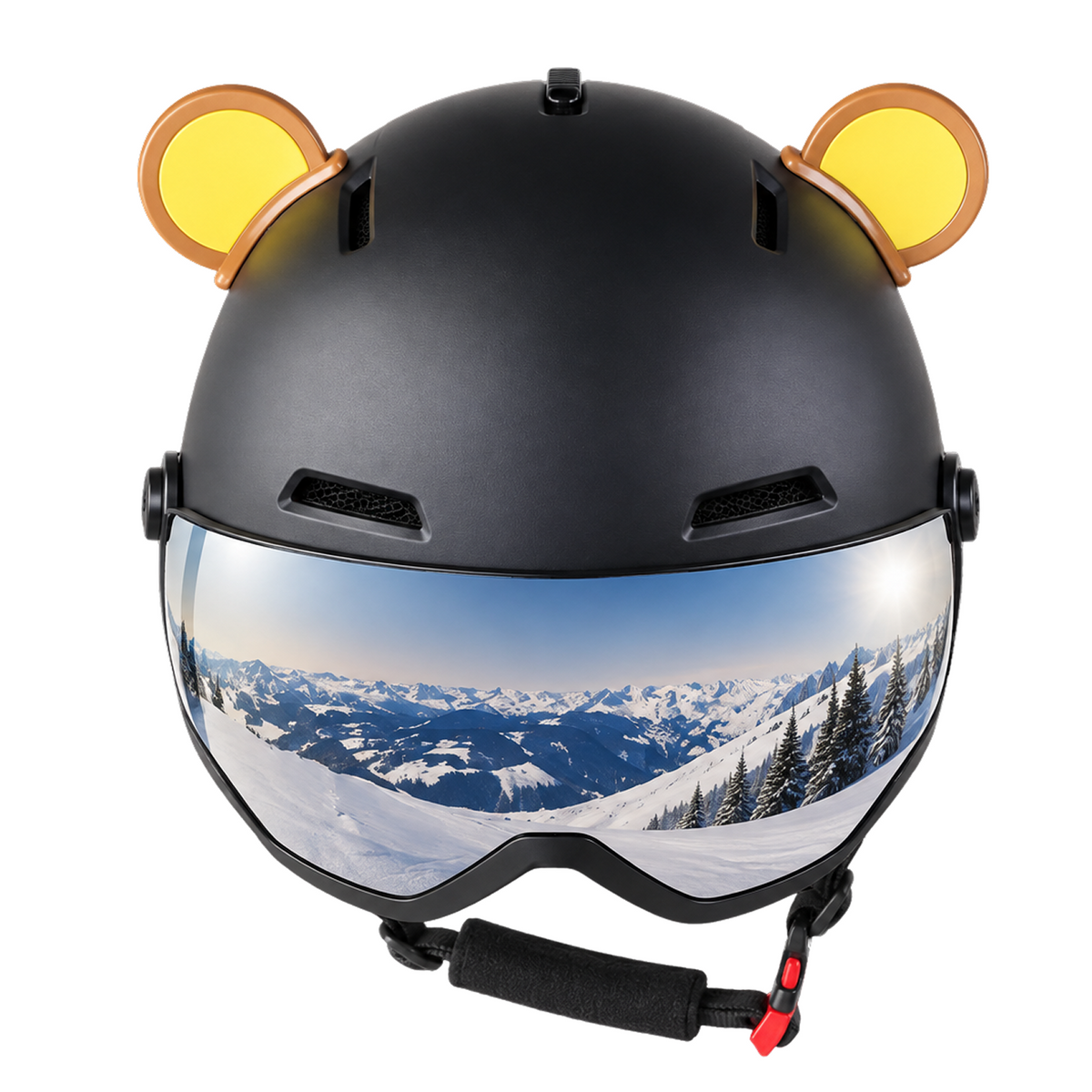 Berenoren voor helm / bruin