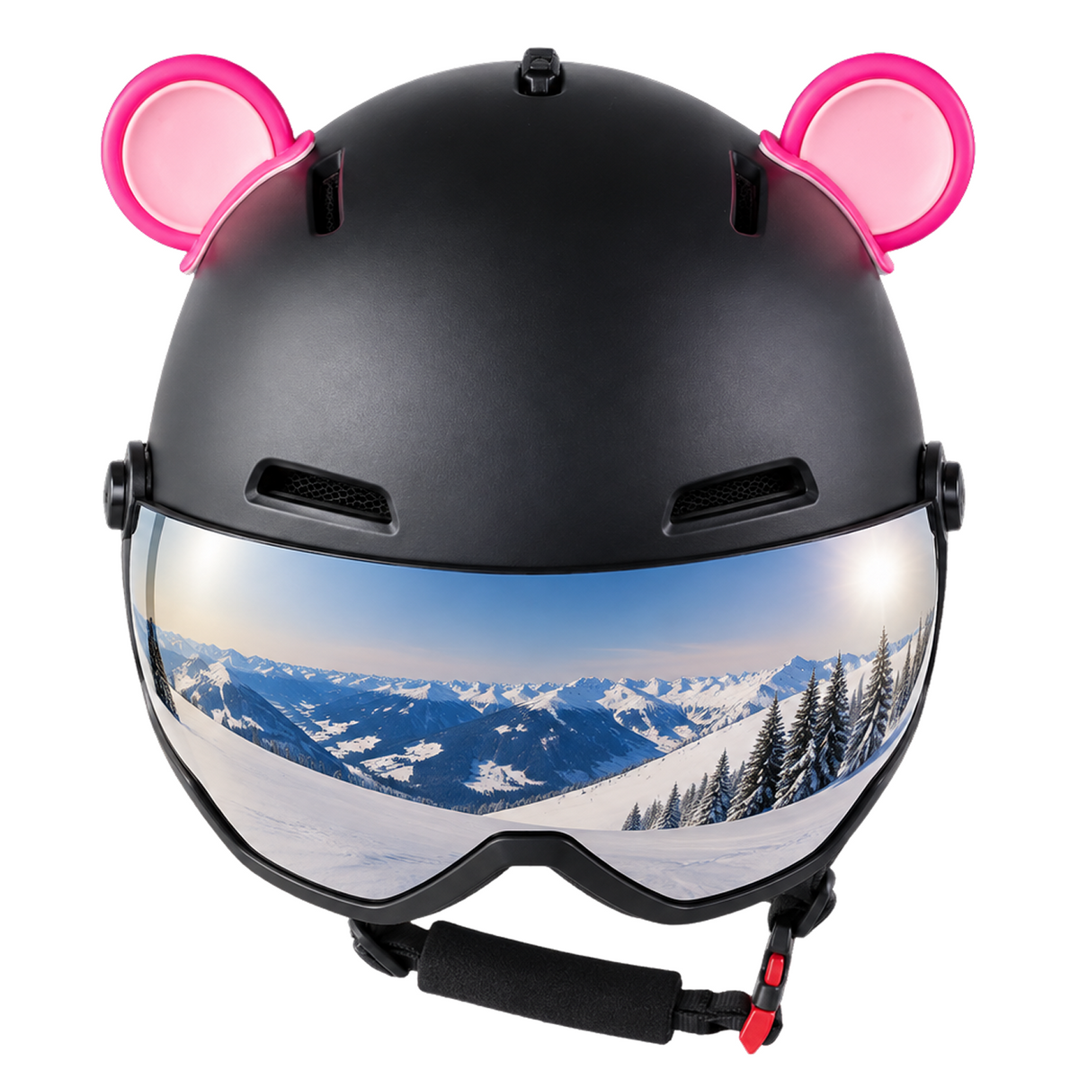 Berenoren voor helm / bruin