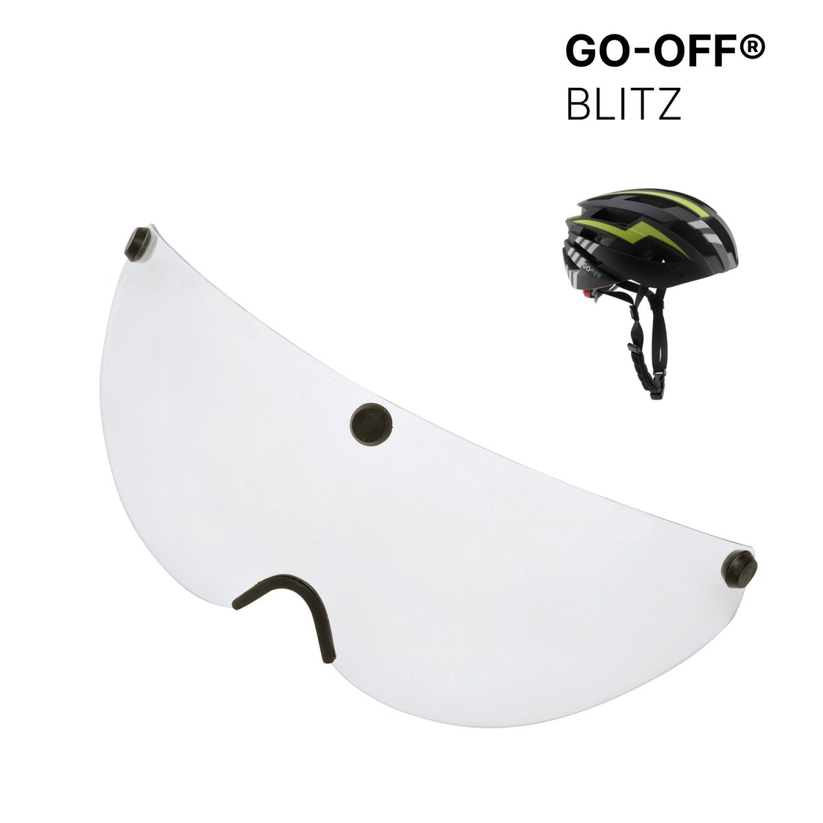BLITZ transparent visor - BLITZ - GO - OFF