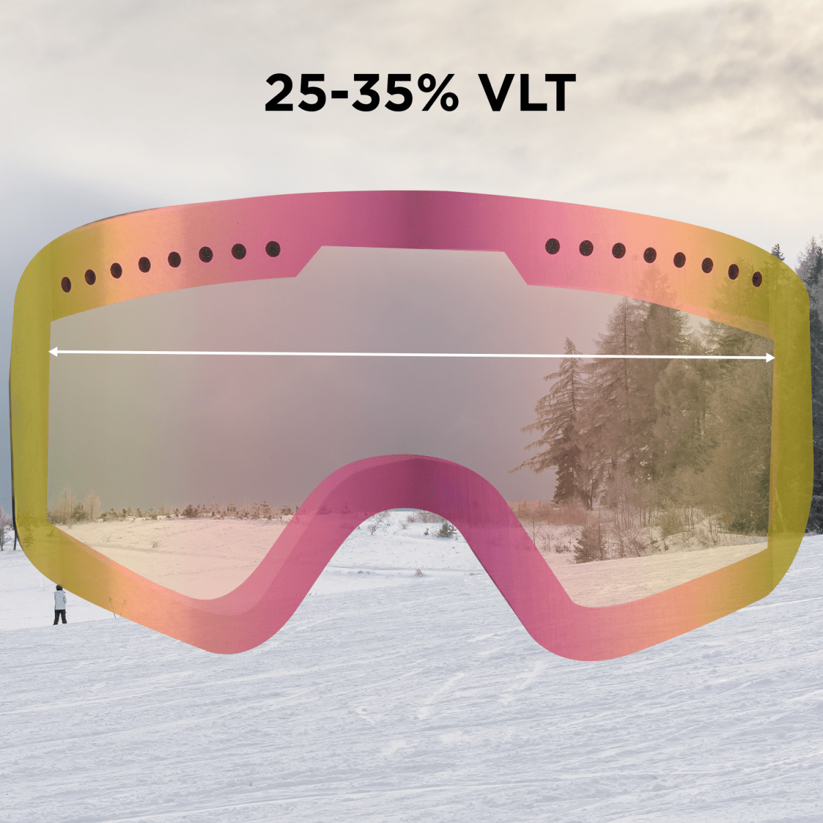 MAGNET ski goggles - GO - OFF