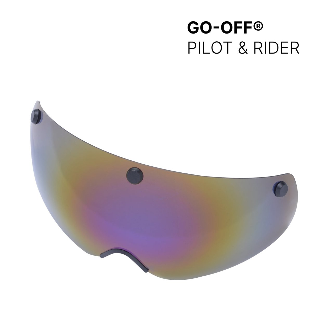PILOT & RIDER oil visor - GO - OFF