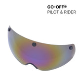 PILOT & RIDER oil visor - GO - OFF