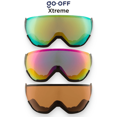 Xtreme - 3 visors - GO - OFF
