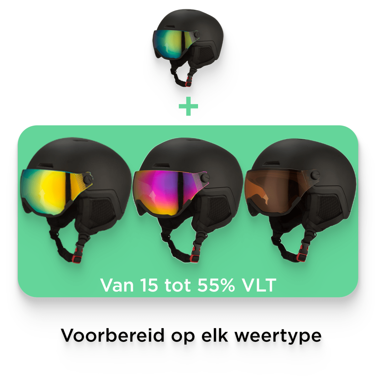 XTREME visor (partly cloudy and sunny) - GO - OFF